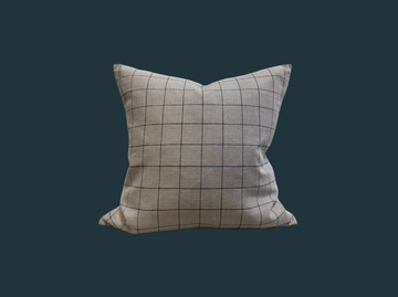 2. Handmade Neutral Pillow