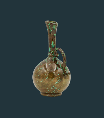 Hand-painted Olive Oil Decanter