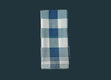 Blue Checkered Napkin (set of 4)