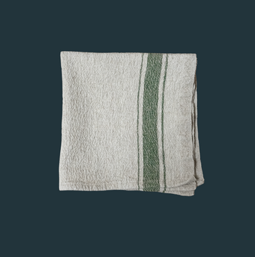 Green Stripe Kitchen Towel