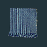 Blue Fringe Napkins (Set of 4)