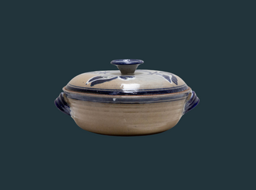 Vintage Hand Painted Crock