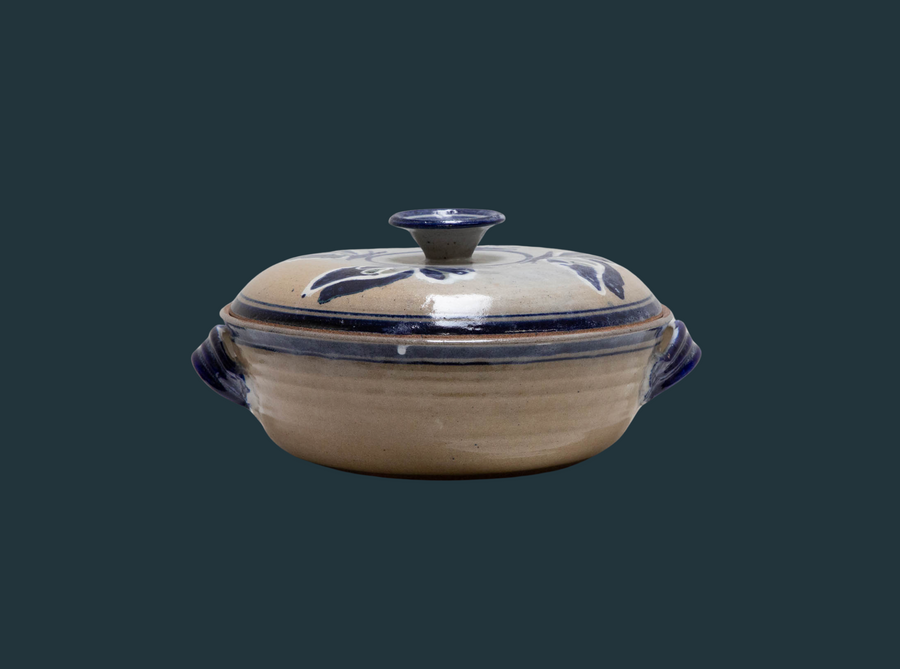 Vintage Hand Painted Crock