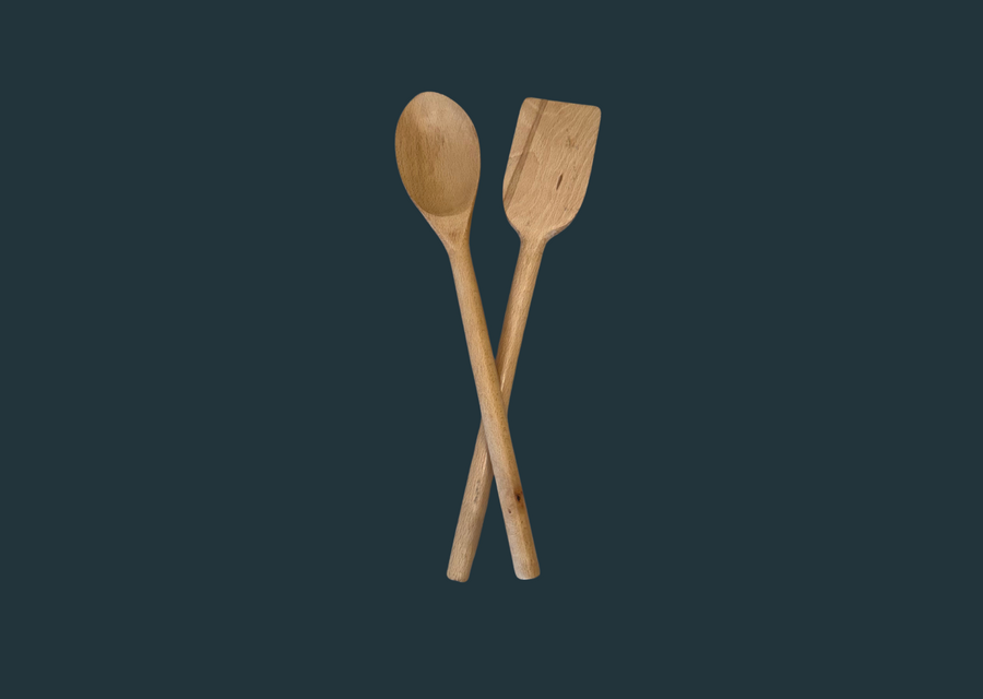 Wooden Spoon & Spatula Set