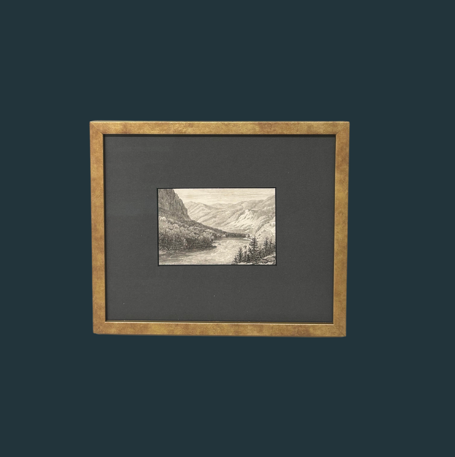 Antique Black and White Artwork J