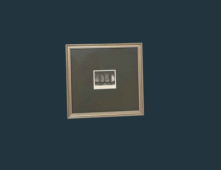 Antique Ink on paper Worcester Cathedral Art (Set of four)