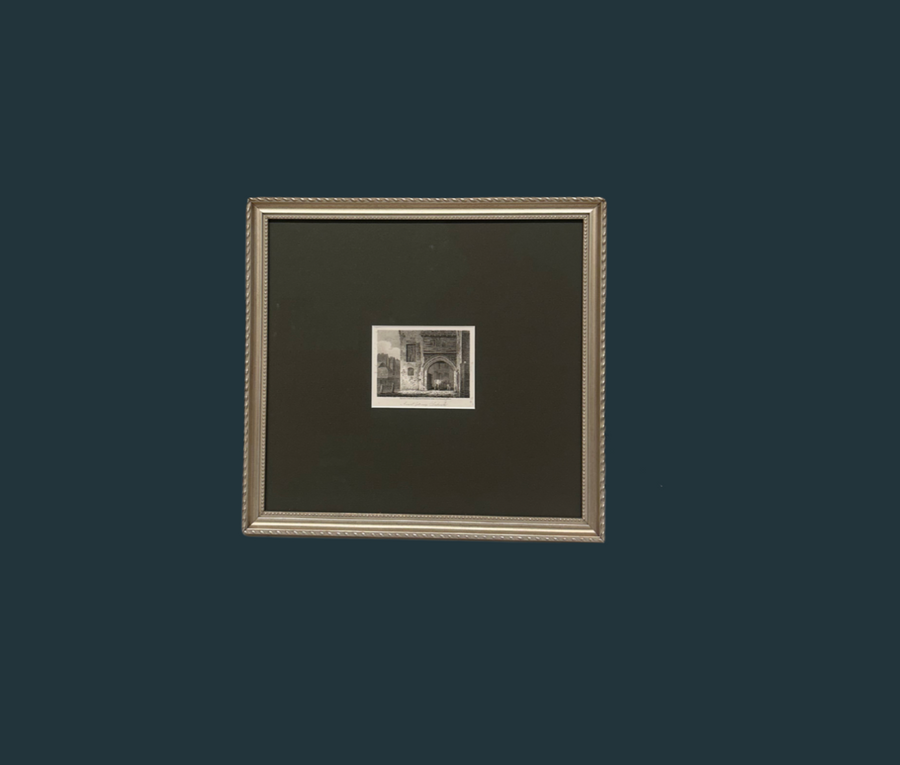 Ancient Ink on Paper Artwork