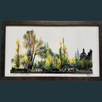 Ink Parisian Landscape 5