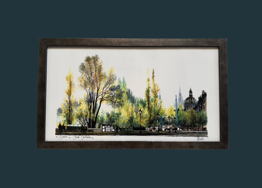 Ink Parisian Landscape 5