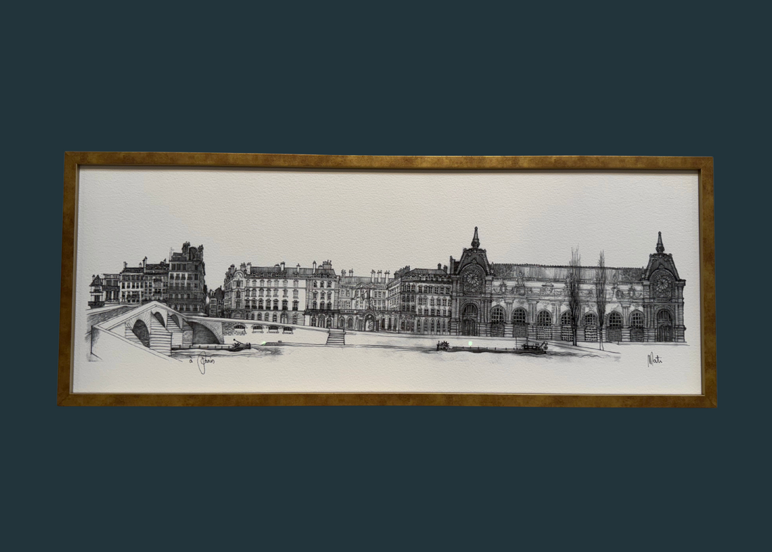 Ink Parisian Landscape 3