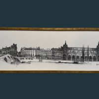 Ink Parisian Landscape 3