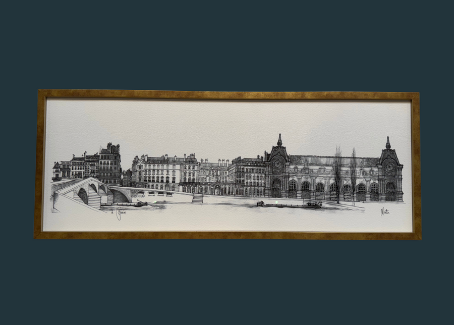Ink Parisian Landscape 3
