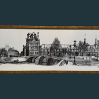 Ink Parisian Landscape 4