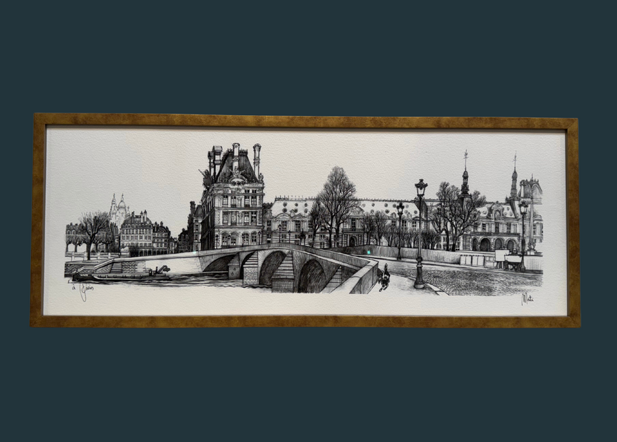 Ink Parisian Landscape 4