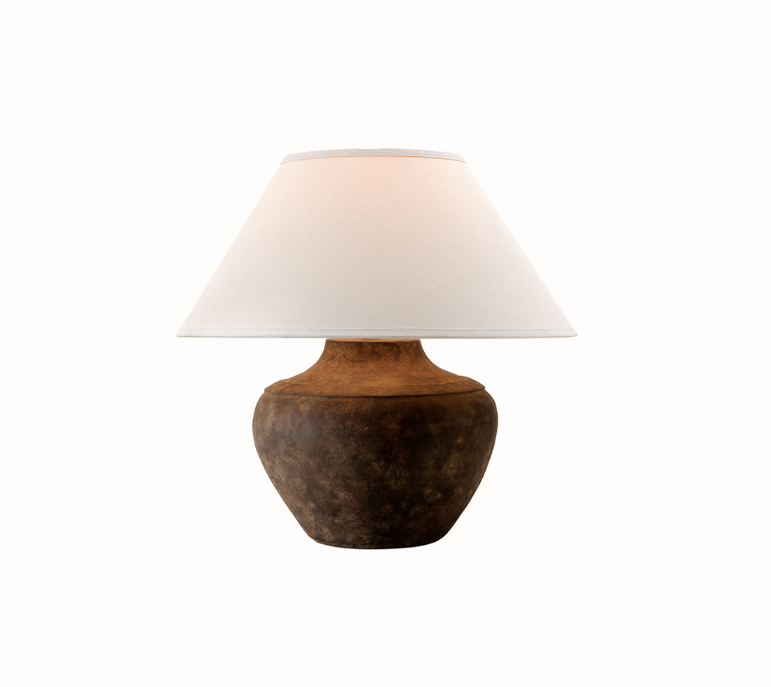 Rust Table Lamp