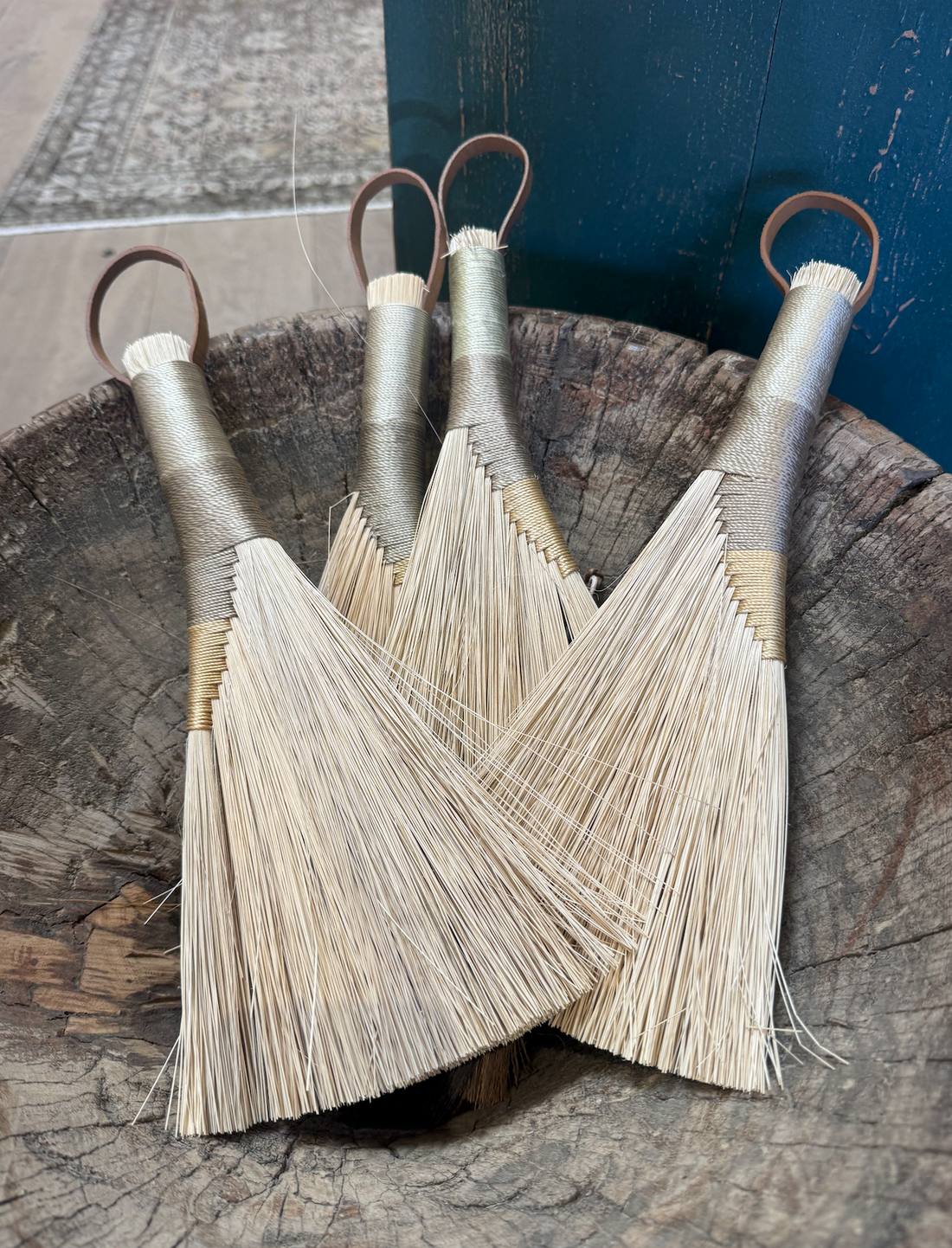Artisan Handwoven Tigergrass Broom