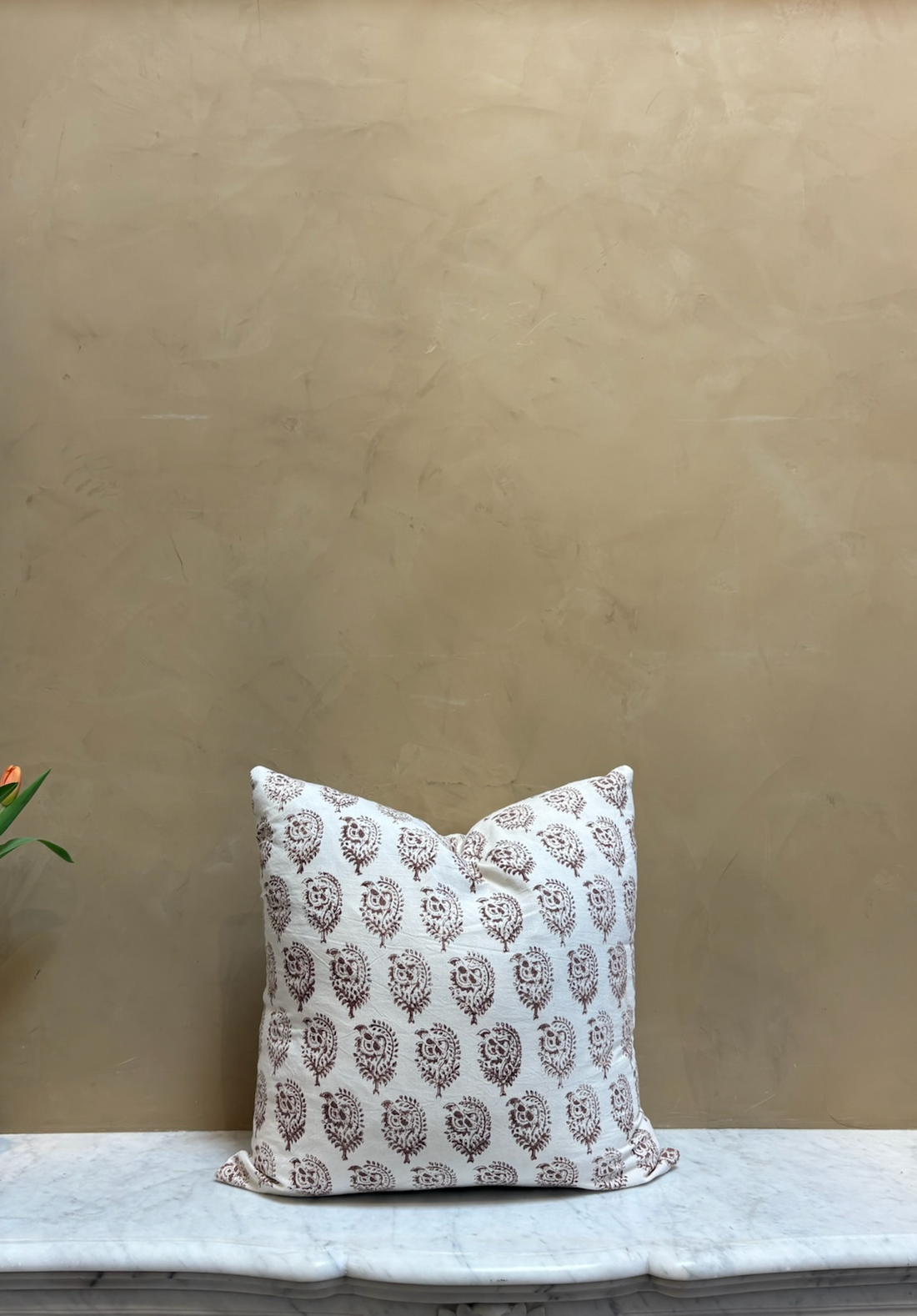 Linen Floral Pillow