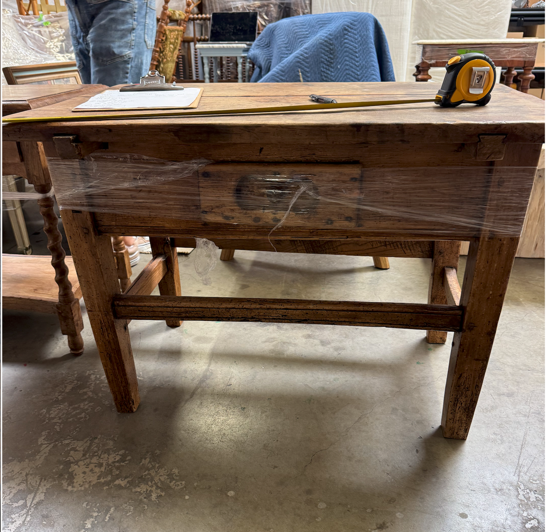 19th Century European Rustic Farmhouse Work Table
