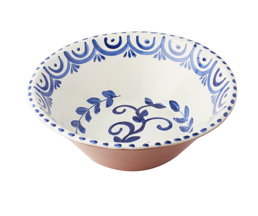 Hand-Painted Ceramic Serving Bowls made in Portugal