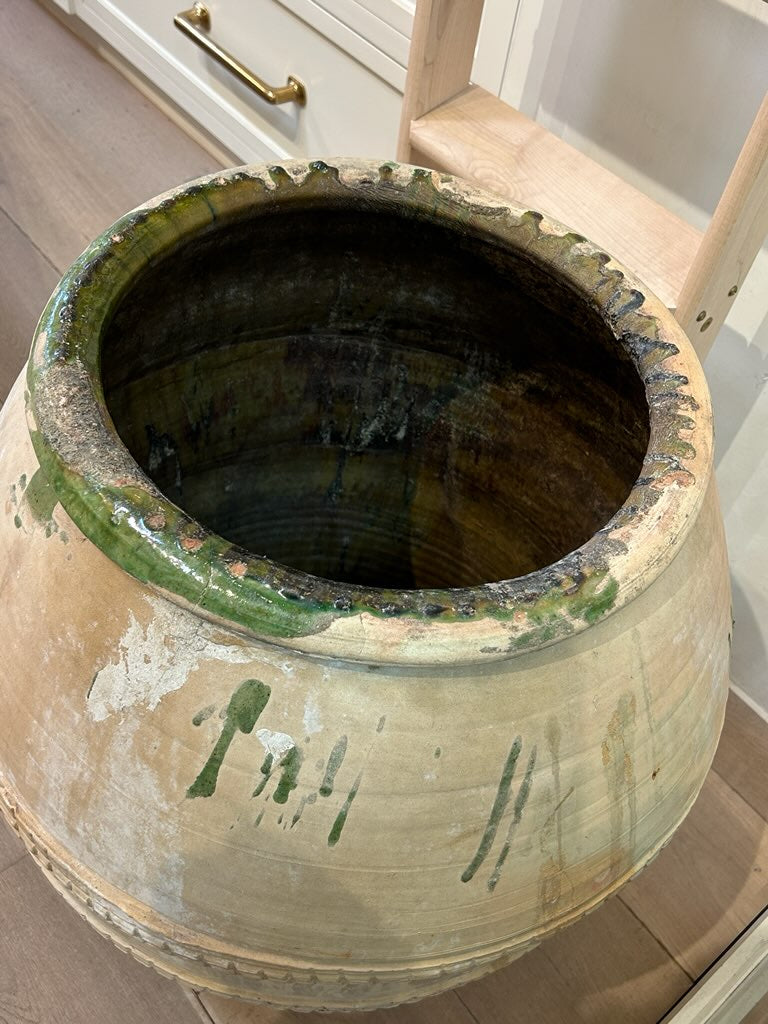 Vintage Olive Oil Pot | Large