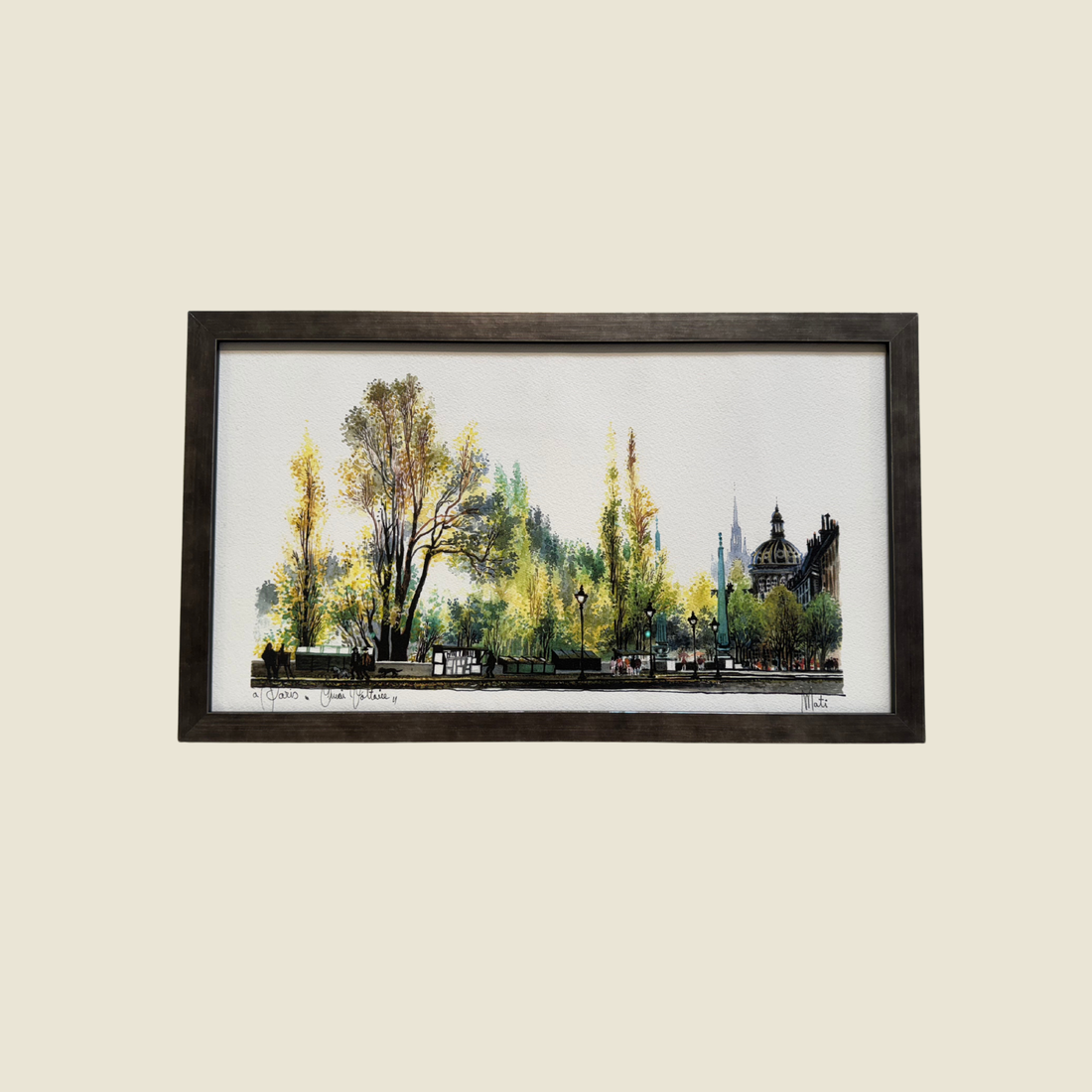 Ink Parisian Landscape 5