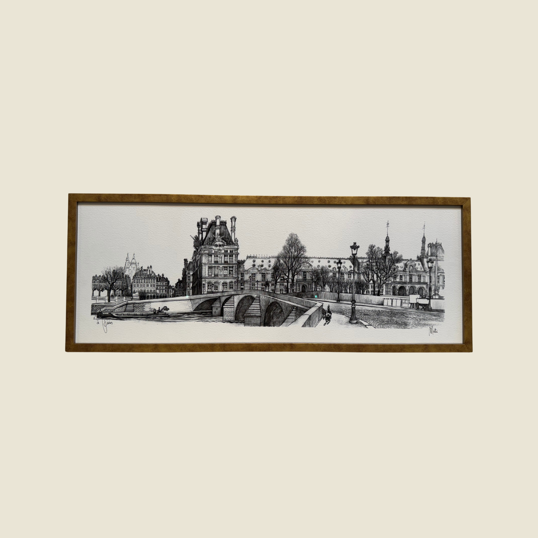 Ink Parisian Landscape 4