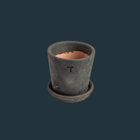 Petite Terracotta Pot & Saucer