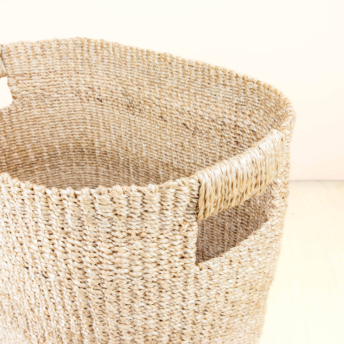 Natural Oval Abaca Baskets, set of 2 - Wicker Hamper | LIKHÂ
