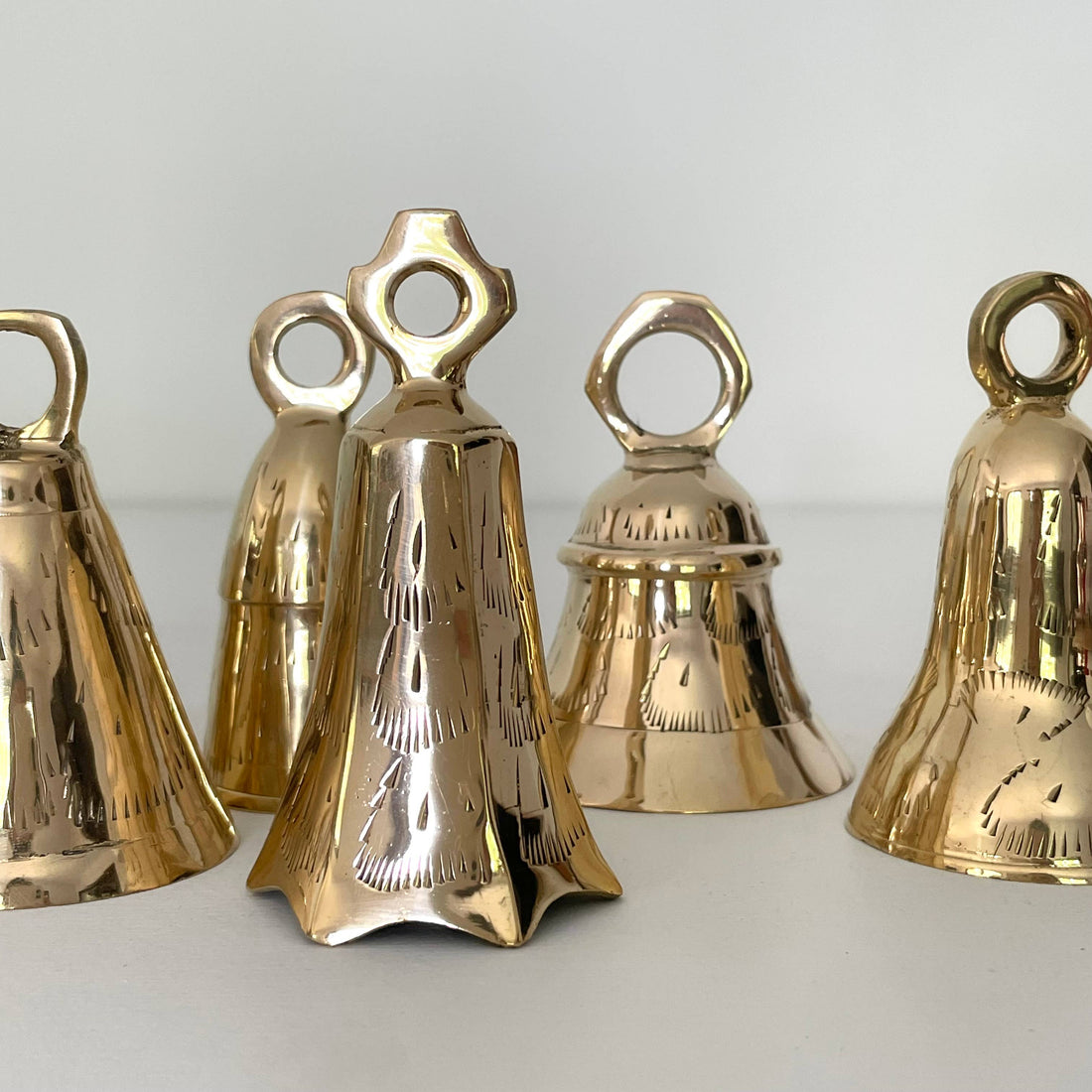 Brass Flared and Tulip Bells