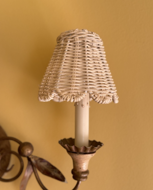 Sconce Rattan Lampshades