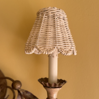 Sconce Rattan Lampshades