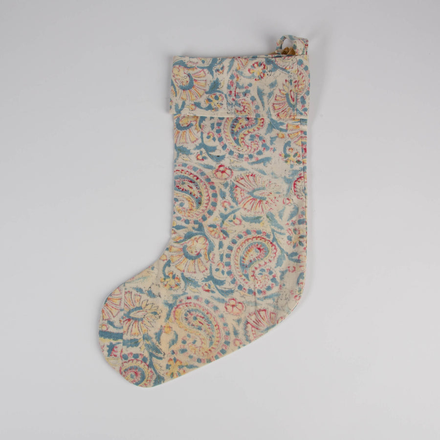 Holiday Stocking - Pale Blue