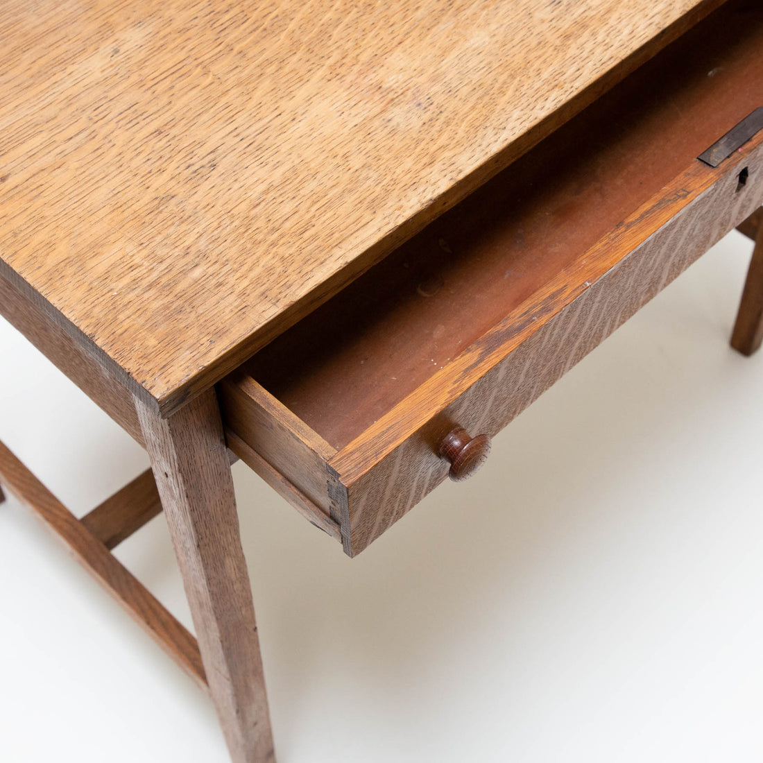 Vintage Oak Writing Table